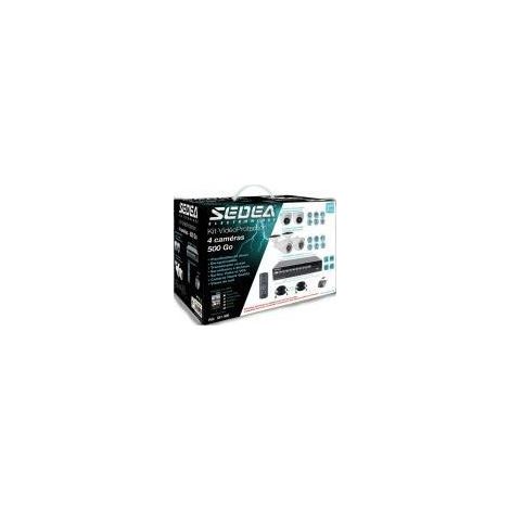 Kit vidéo protection SEDEA 4 caméras + enregist…