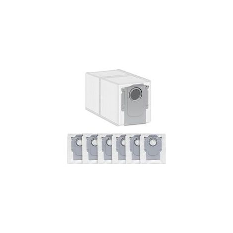 Lot de 6 sacs d'aspirateur pour roborock P10 / Q Revo, grande capacité, pièces de rechange uniques (1/5)