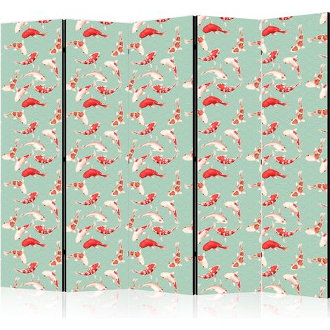 Séparateur de pièce artgeist motif Koi 225x172 cm