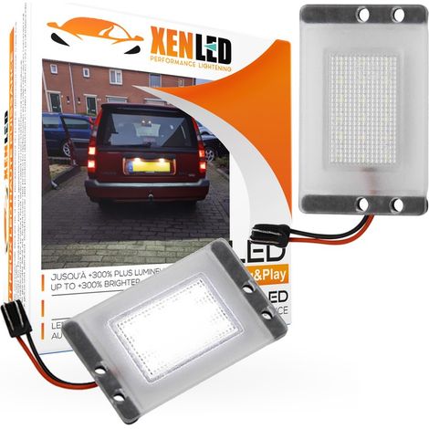 2x Éclairages plaque LED Volvo V70 / V70 XC (97-00) et 850 (91-96) - Canbus - Plaque d'immatriculation LED (1/5)