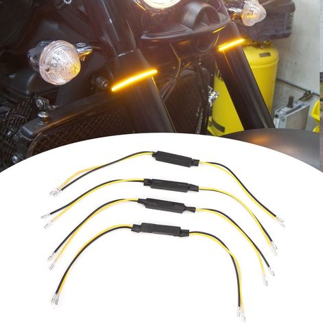 4 Résistances de Charge 12V-24V 20W pour Clignotants LED Moto - Décodeur Anti-Clignotement Rapide (1/5)