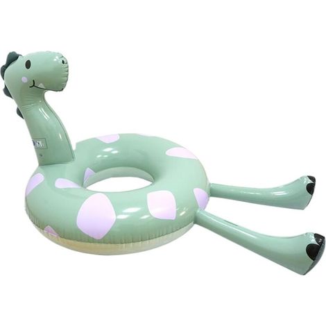 Bouée gonflable en forme de dinosaure, en PVC renforcé, pour adultes, pour piscines un accessoire flottant conçu pour les jeux aquatiques récréatifs.-AquaForge (1/5)