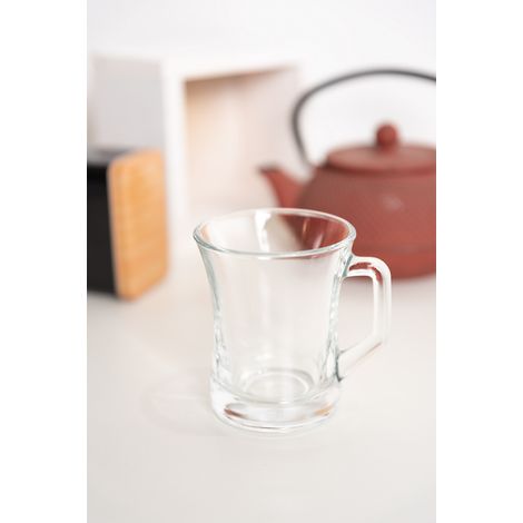 22,5 cls taza cristal vaso con asa 225 cc. mod zen lav - caja 6 unidades (1/5)