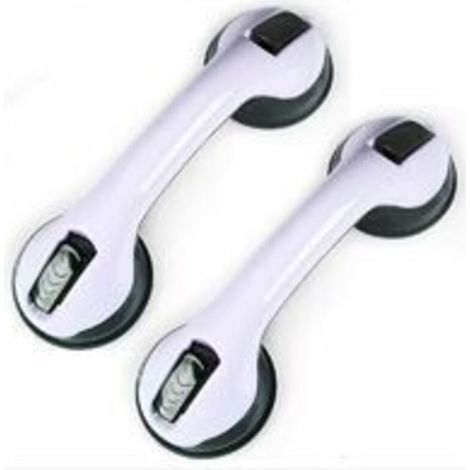 2PCS Suction Cup Shower Handle, Plastic Bathtub Handle (No Drilling Required), For Bathrooms, Children and Disabled People (1/5)