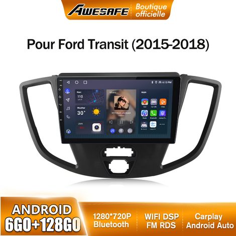AWESAFE 4G Autoradio Android 13 6Go+128Go pour Ford Transit (2015-2018) 9'' Écran avec Carplay GPS Bluetooth Android Auto RDS WiFi (1/5)