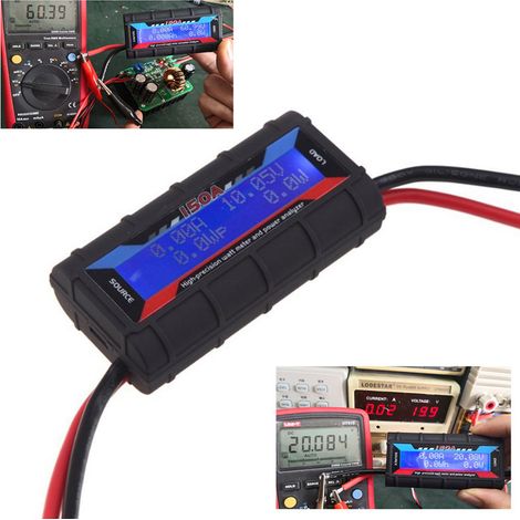 Voltmeter and ammeter for model airplanes, 150 A power analyzer, digital display, battery power detector, traction tester (1/5)