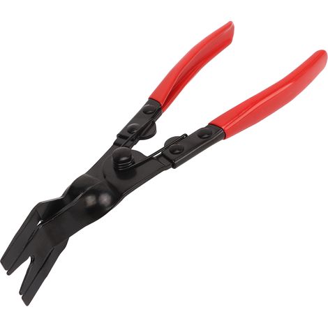 Pince extracteur d'agrafes en acier, outil efficace pour démonter garnitures, panneaux de porte, tableau de bord, fixations et passages de roues (1/5)