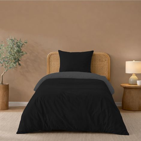 Housse de Couette 140x200 avec 1 Taie d'oreiller 65x65 cm (1/5)