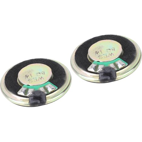 2 Stück 8-Ohm-1-Watt-Horn-Stereolautsprecher, Durchmesser 28 mm (1/5)