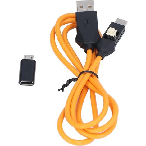 Câble d'ingénierie téléphonique, câble de réparation de téléphone portable de port USB de court-circuit profond de 1 mètre avec interrupteur et adaptateur (1/5)