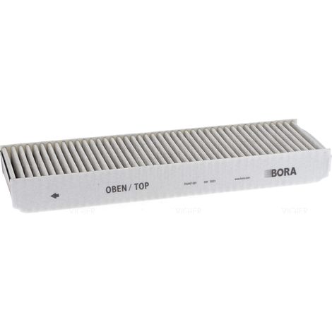 Filtre à charbon actif PUAKF – Dimensions 132 x 430 x 49 mm – Durée d'utilisation 150 heures – Pour filtration efficace des odeurs – Bora