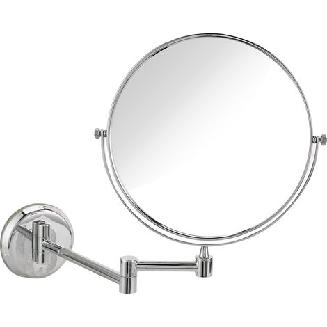 Miroir de maquillage mural pour salle de bain, élégant miroir cosmétique plaqué, accessoire (1/5)