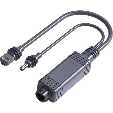 Répartiteur PoE DC37-52V 100W, 100m, transfert longue distance, adaptateur Ethernet POE pour environnement domestique et commercial (1/5)