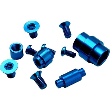 Geeignet für die hintere Klemmschraube der Spindelhalterung aus Aluminiumlegierung für Klappmesser und einen Satz Para 3 C223 DIY-Reparaturteile.