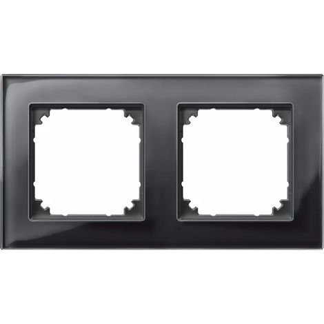 Glasrahmen Merten 489203 universell montierbar schwarz (1/2)