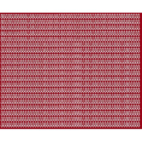 Adesivi a forma di freccia 4x8mm, 1160 pezzi, rosso scuro lucido