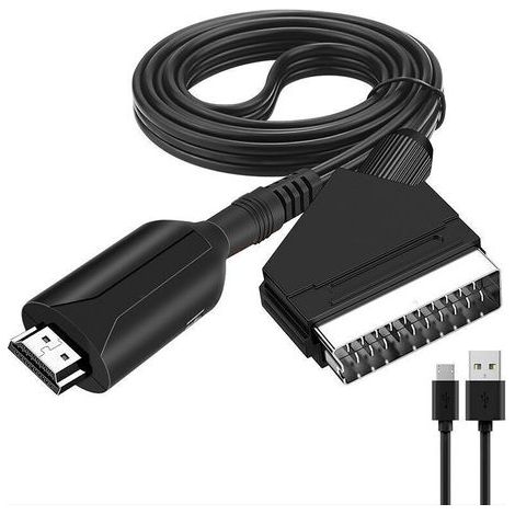 Convertisseur péritel vers Hdmi adaptateur Audio vidéo pour Hdtv/dvd/décodeur/ps3/pal/ntsc Starlight - RWConvertisseur de tension.. (1/4)