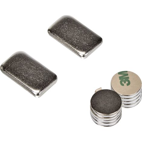 Magnet Expert® - Magnete al neodimio N42, diametro 20 mm x 1,5 mm, 2 kg di trazione (Nord) (confezione da 10)
