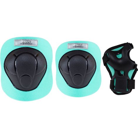 Set casco e protezioni taglia S neromenta