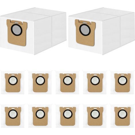 12 Staubsaugerbeutel (2,5 l) – für Xiaomi X10, X20, L10, M40 – Saugroboter (1/5)