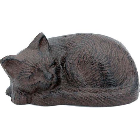 Statuette déco Chat fonte 12x8x7cm