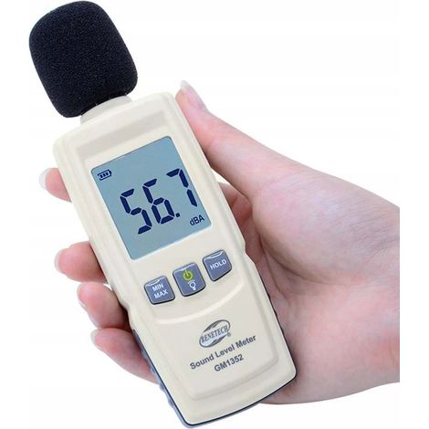 SONÓMETRO - MEDIDOR DE INTENSIDAD DEL SONIDO, MEDIDOR DE DECIBELES (1/5)