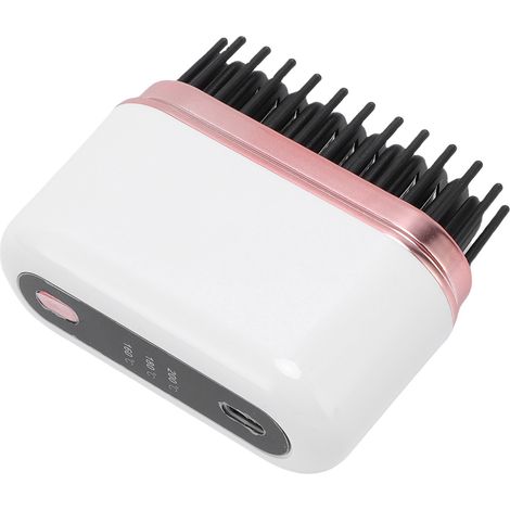 Mini brosse lissante sans fil à ions négatifs, peigne lissant blanc, idéale pour les voyages (1/5)