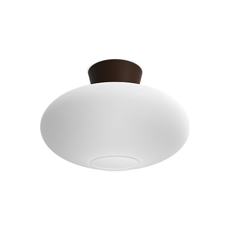 BulloXL Plafonnier Globe Oxide, Verre Opale 1x E27 (1/2)