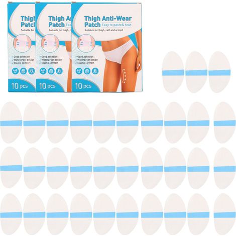 30 Pièces Patch Anti-Frottement Cuisses, Protections Amovibles Femmes pour Genoux et Mollets