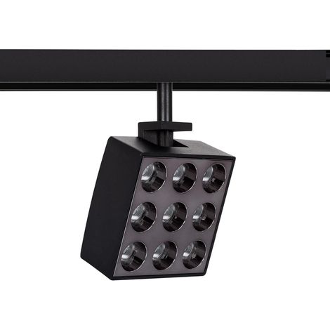 Faretto LED Binario Magnetico  20 mm 15 W Optic 48 V Nero 4000K Bianco Naturale (1/5)