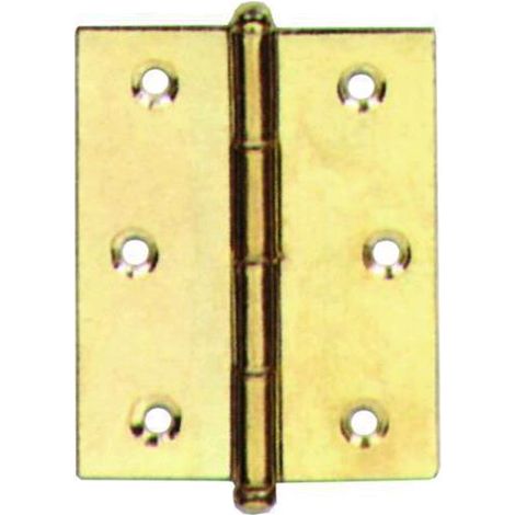 Cerniere Ottonate Pomoli Sfer Perno Fisso Mm. 60X50 Cf.24Pz