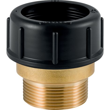 Buse PE 50 mm x 6/4" filetage mâle avec raccord à vis 359309