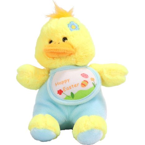 Peluche décorative jaune pour Pâques, 20 cm (1/3)