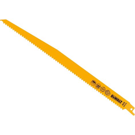 Dewalt DT2350-QZ Lama Sega Diritta 305mm 6TPI 5 Pezzi Plastica