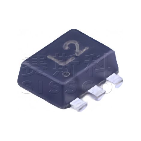 Original Changdian/Changjing CES DLC5V0M5 SMT TVS diode, screen-printed L2, SOT-563, electronic component chip, 5 pieces per pack.