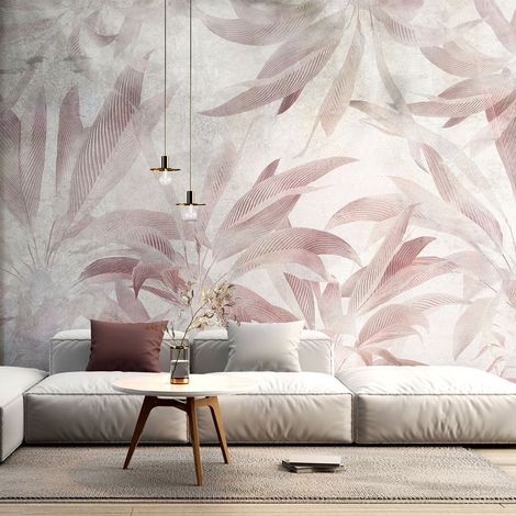 Papier peint panoramique - Feuilles tropicales - 130 cm x 87 cm (1/4)