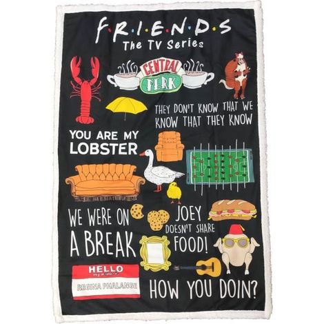 Couverture Sherpa - FRIENDS - 100 x 150 cm (1/5)