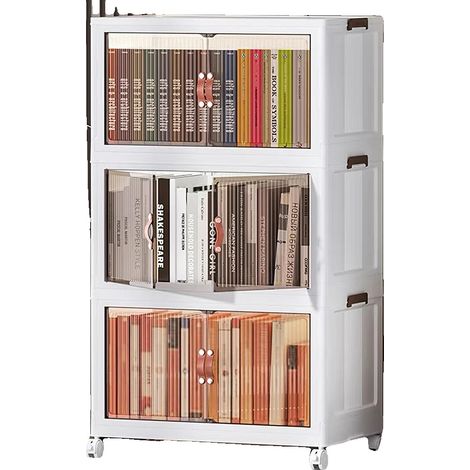 Aufbewahrungsbox, faltbar, stapelbar, Maße: 60 cm x 36 cm x 102 cm, Tragkraft: 5 kg, Gewicht: 6,88 kg (1/5)