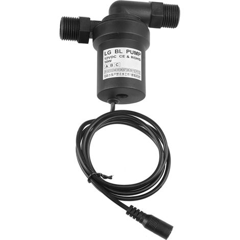 Beyamis Pompe à eau solaire sans balais 12 V 10 W CC haute température pour le pompage de circulation (1/5)