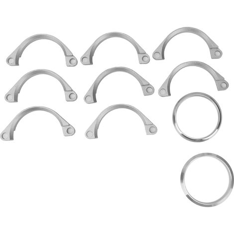 Collier de Serrage Tuyau d'Échappement en Métal Accessoire Auto 0747180984712 Remplacement pour E46 M3 2000-2006 (1/5)
