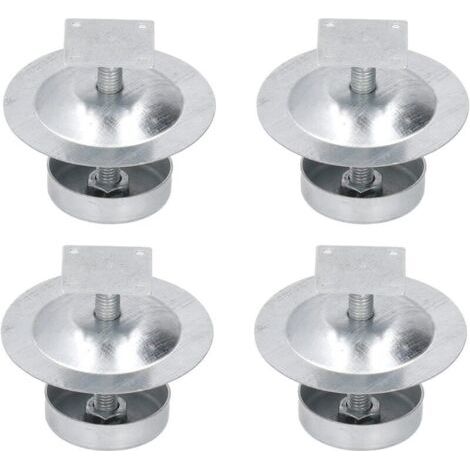 Lot de 4 pieds de ruche en acier inoxydable pour apiculteur (1/5)