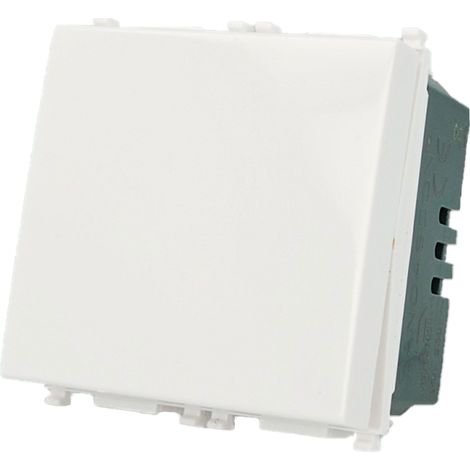 Interruttore 2M 1P 16A Bianco Compatibile Vimar Plana SD70001-1