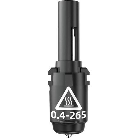 Flashforge Adventurer 3 e 4 Ugello 0,4 mm Nero 265°C