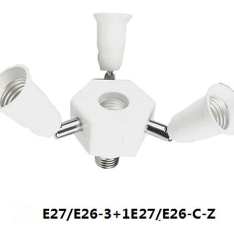 Fourniture de douilles et de supports de lampe universels E27/E40 à 3+1E27 de longueur réduite - produits certifiés en vente directe