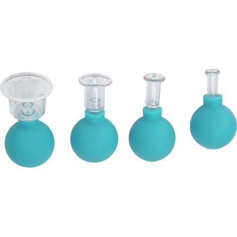 Set de Ventouses Anti-Humidité Massage en Vert, Résistant aux Chocs, Améliore la Circulation Sanguine, Kit de Succion pour Détente Musculaire (1/5)