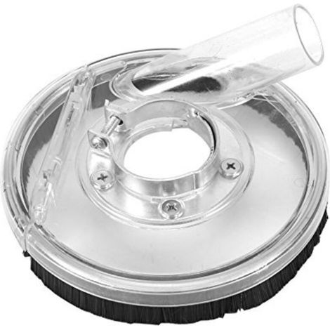 Campana extractora de polvo protectora para amoladora angular, con conexión de succión de 80-125 mm.