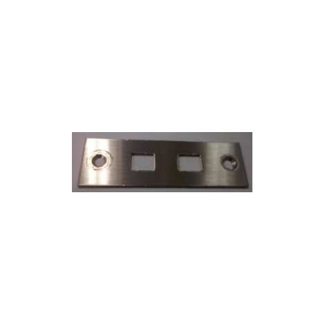 Gâche inox 30 (2V) pour verrouillage tringlerie (1/2)