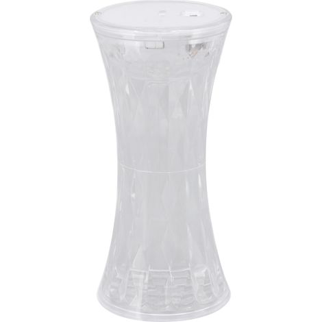Lampe de Chevet Moderne en Cristal Transparent, Petite Lampe de Table avec Protection des Yeux, Jaune, pour Chambre à Coucher (1/5)