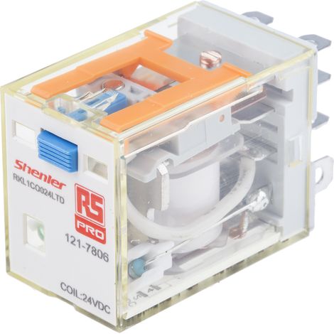 RS PRO Relais sans accrochage 1 RT, bobine 24V c.c. Enfichable 480W ( Prix pour 1 ) (1/2)
