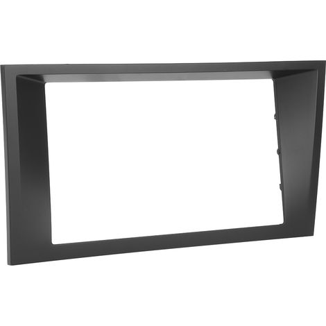 Kit Garniture Tableau Bord Radio 2Din 7in Navigation Autoradio Cadre pour Ford Mondeo, Stéréo GPS, Panneau Plastique Noir, Compatible ISO (1/5)